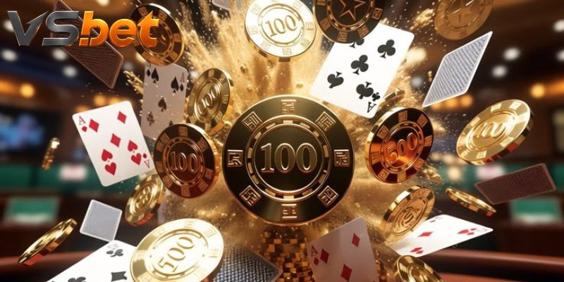 Poker Anaconda Stud lật năm lá theo thứ tự đã xếp rõ ràng